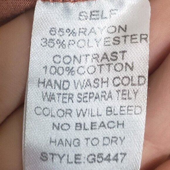 Kori America Womens Sz M Kimono Duster Orange Short Sleeve Open Front Lace Back - Picture 6 of 6